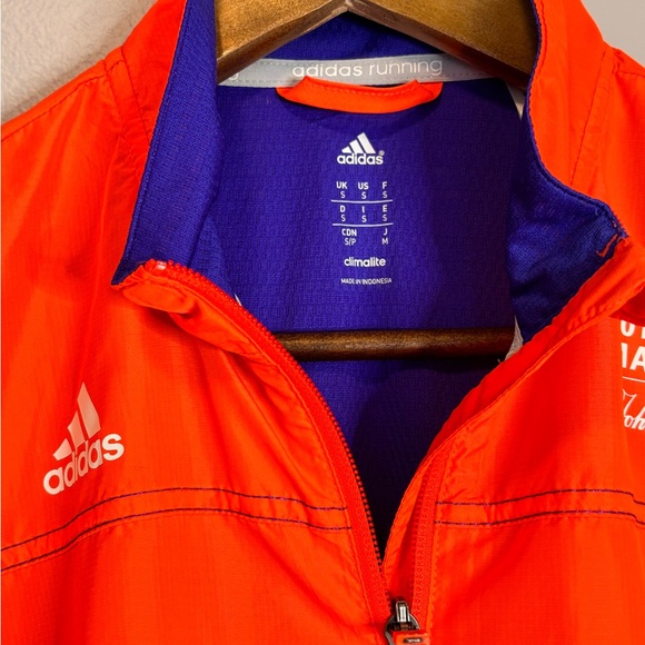 🟠 Adidas Boston Marathon 2015 Windbreaker Jacket/Retro Collectible Size S Unisex - Picture 8 of 9